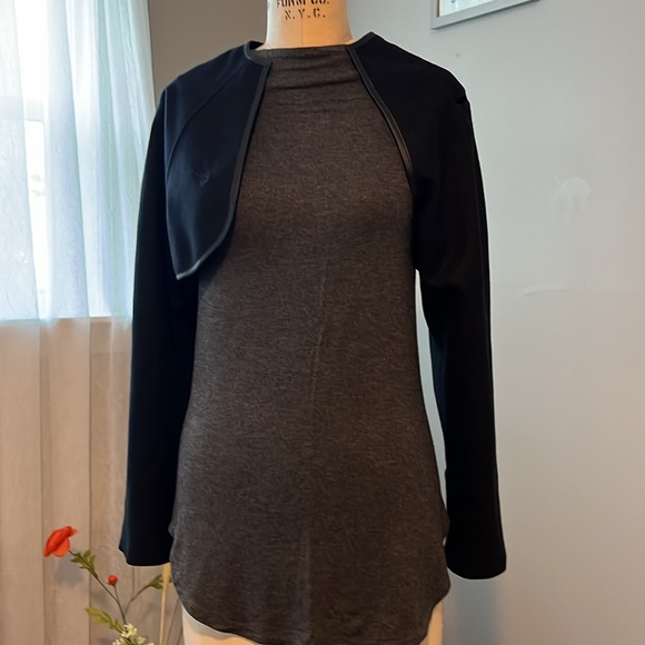 COACH convertible wool/viscose trench. NWOT - Picture 5 of 6